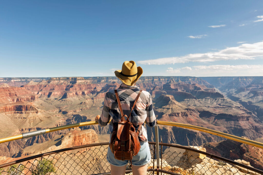 Utsiktsplats, Grand Canyon National Park, Arizona.