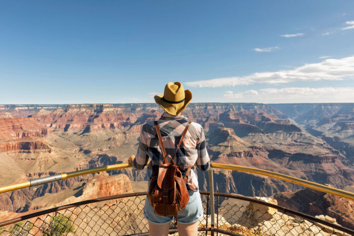 Utsiktsplats, Grand Canyon National Park, Arizona.