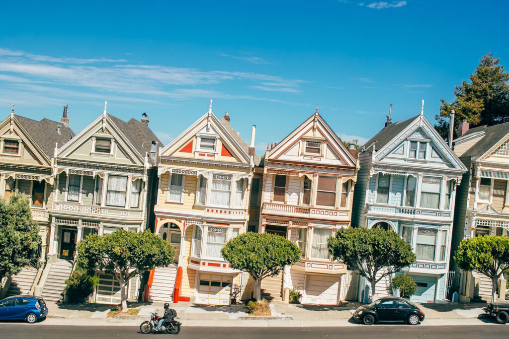 Painted Ladies i San Francisco.
