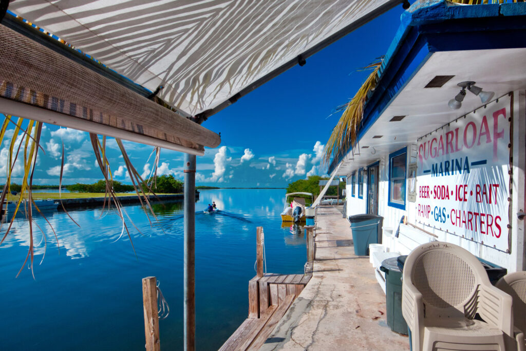 Sugarloaf marina i Florida Keys.