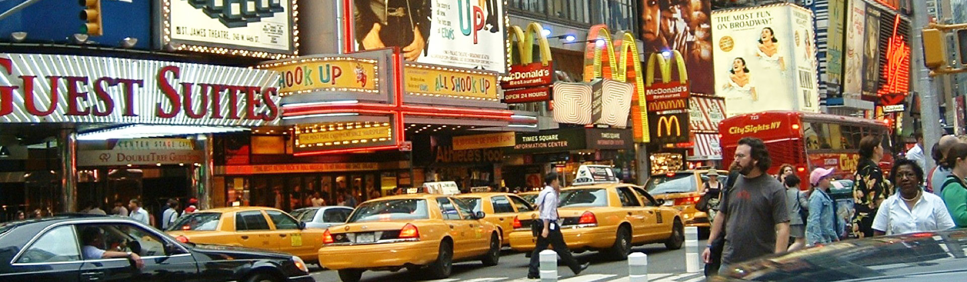 Times Square på Manhattan i New York.