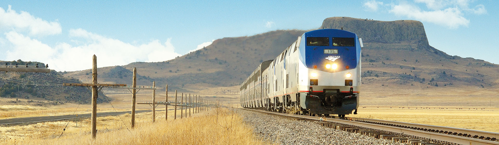 Amtrak tåg i USA.