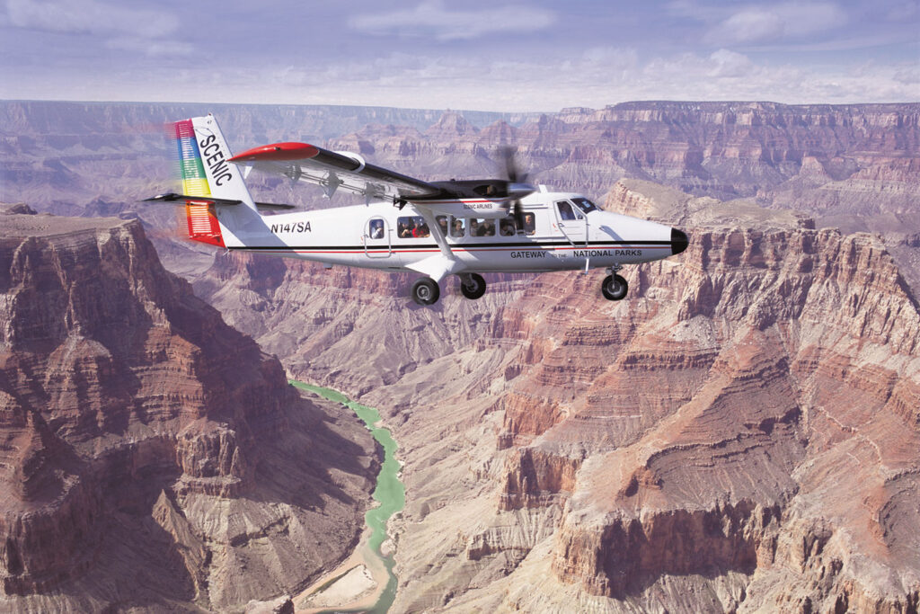 Flygtur över Grand Canyon.
