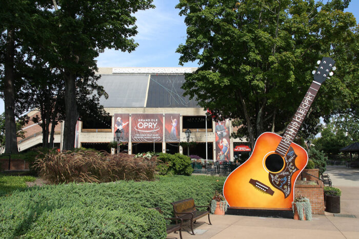 Grand Ole Opry i Nashville, Tennessee.