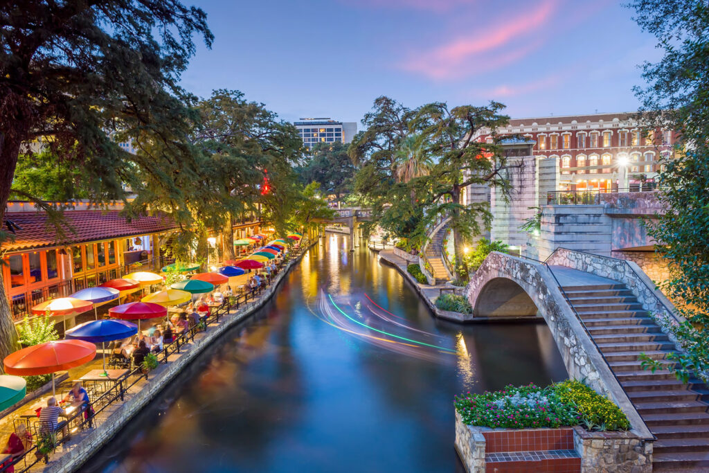 San Antonio Riverwalk, Texas.