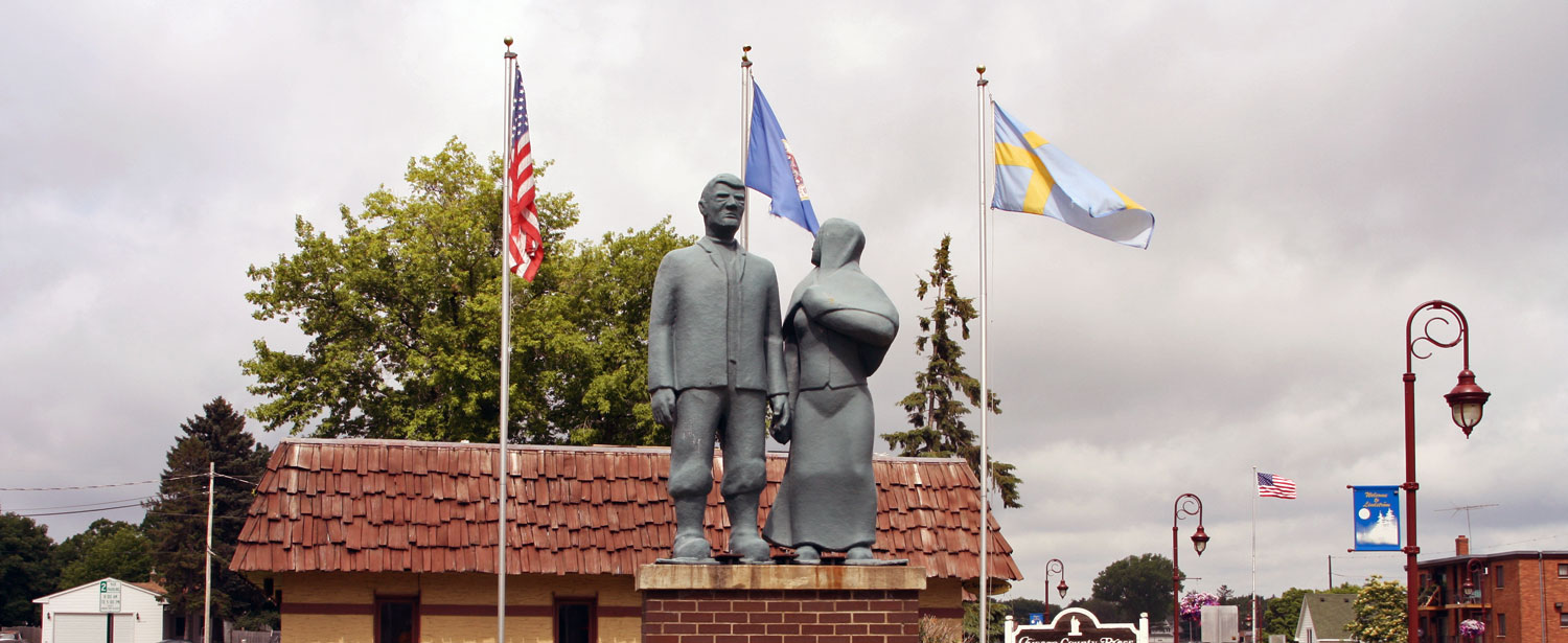 Karl Oskar och Kristina Statyn, Chisago, Minnesota.