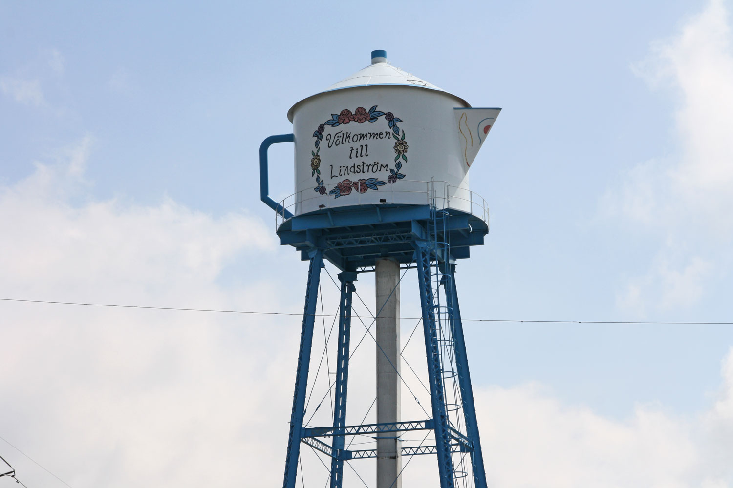 Vattentorn Lindstrom, Minnesota.