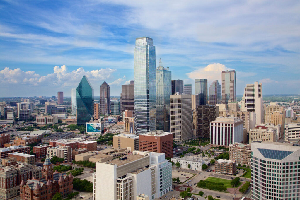 Skyline Dallas, Texas.