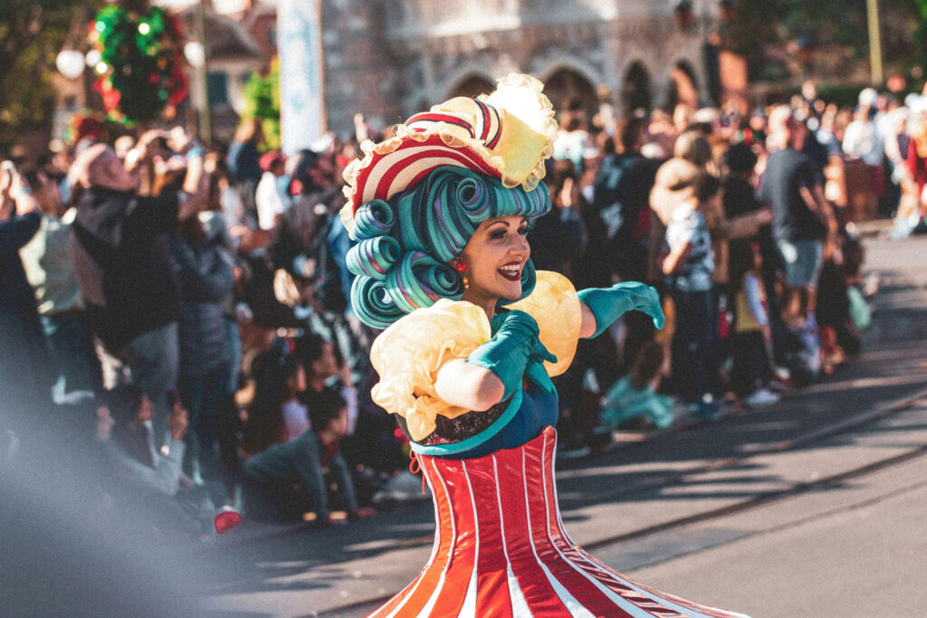 Parad på Disney World Orlando, Florida.