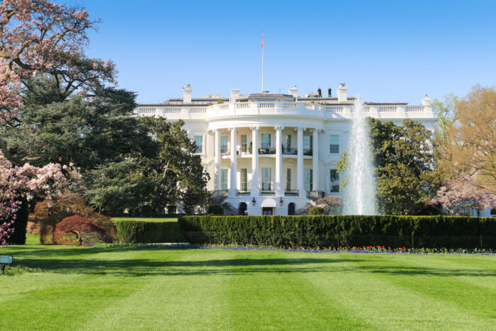 Vita Huset i Washington DC.