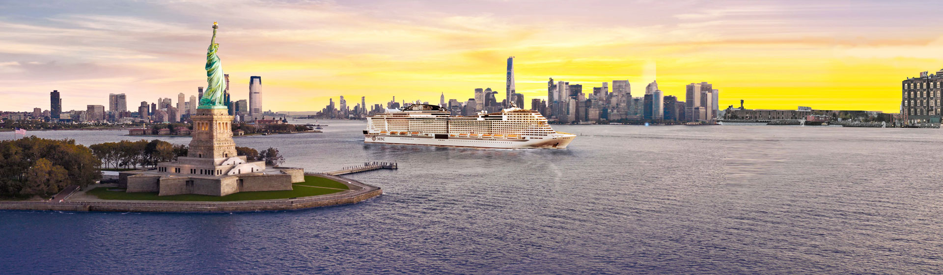 MSC Cruises Meraviglia i New York.