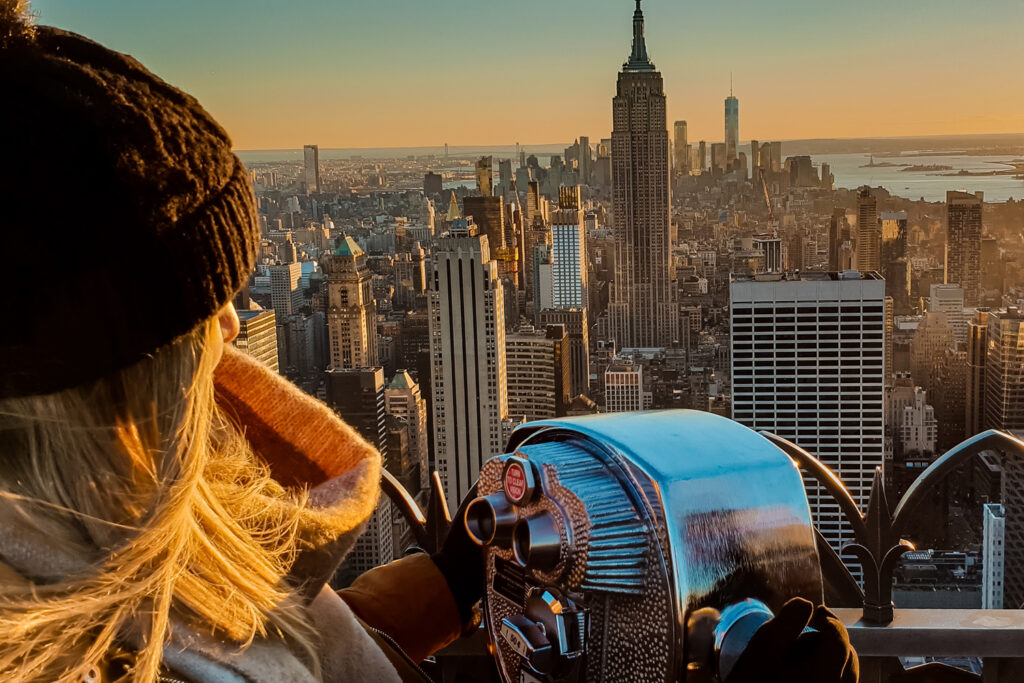 Finns flera platser att njuta av utsikten i New York.