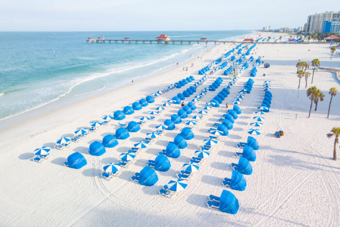 Clearwater Beach i Florida.