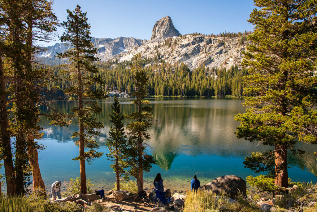 Lake George i Mammoth Lakes, Kalifornien. Photo credt: Samantha Lindberg Mammoth Lakes Tourism.