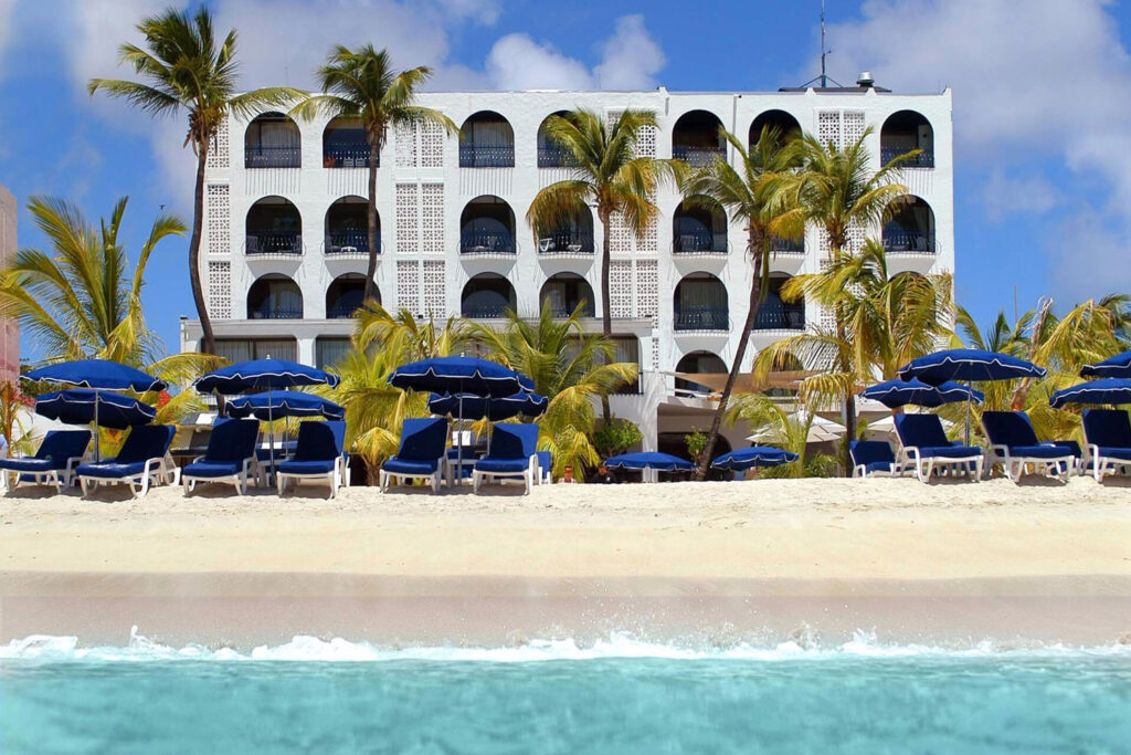 Stranden vid Holland House, St Maarten.