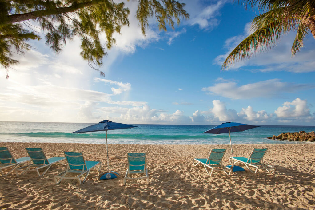 Stranden på Divi Southwinds, Barbados.
