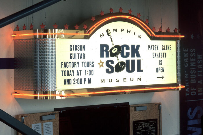 Memphis Rock 'n' Soul Museum, Tennessee.