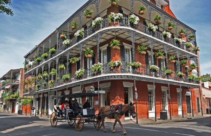 Franska kvarteren i New Orleans.