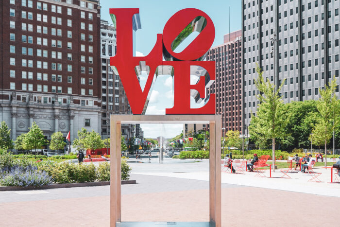 Love Park i Philadelphia.