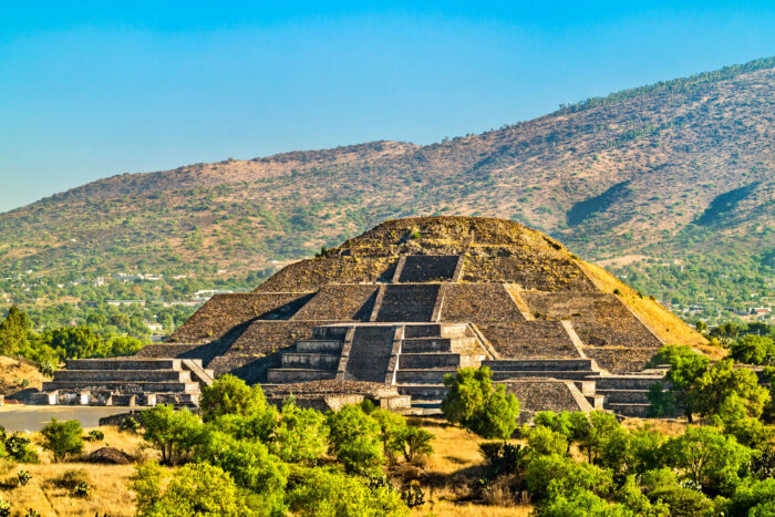 Månpyramiden i Teotihuacán, Mexiko.
