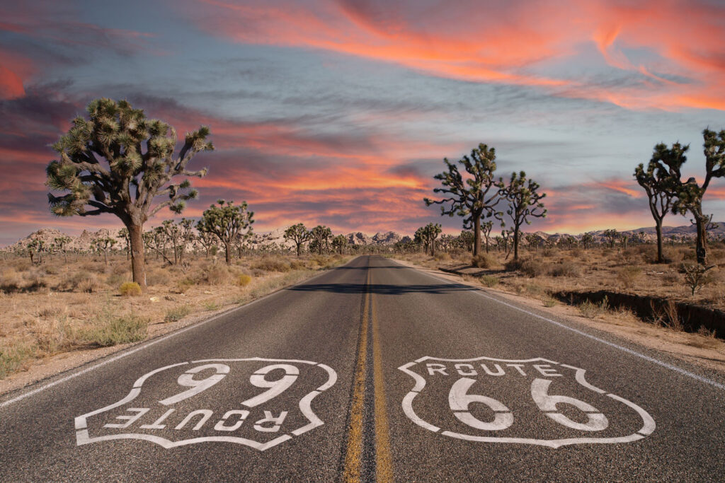 Route 66, Arizona.