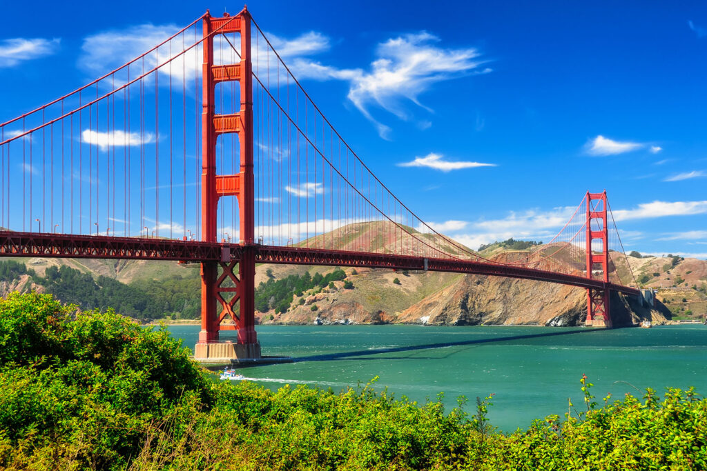 Golden Gatebron i San Francisco.